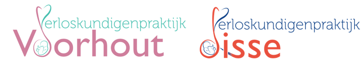 Combinatie Logo Verloskundigenpraktijk Voorhout en Verloskundigenpraktijk Lisse