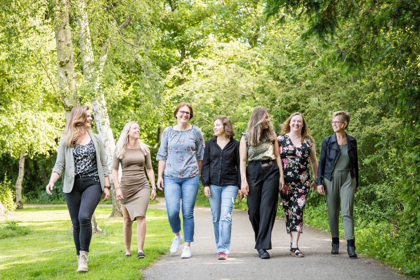 Foto Volledig Team en waarneming